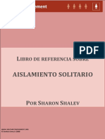 Libro de Referencia Sobre Aislamiento Solitario Shalev 2014