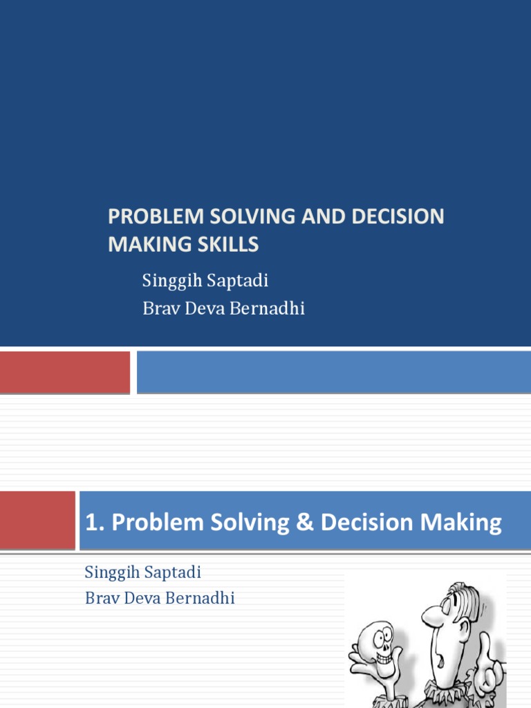 Problem Solving & Decision Making-1 - UNDIP | PDF