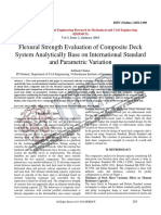 Flexural Strength Evaluation of Composite Deck System Analytically Base On International Standard and Parametric Variation