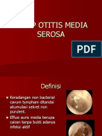 Otitis Media Serosa