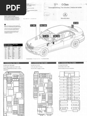 W204 Fuse Diagram Pdf