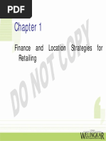 Finance and Location Strategies For Retailing