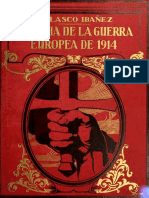 Blasco Ibáñez - HISTORIA DE LA GUERRA EUROPEA DE 1914 (TOMO 2)