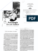 GUARESCHI P A Psicologia Social Critica Como Pratica de Libertacao 5 Ed Porto Alegre EDIPUCRS 2012 Capitulos Selecionados PDF