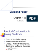 Final Dividend Policy - Chapter 12 EB