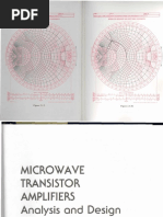 Microwave Transistor Amplifiers (Analisis and Design) - Guillermo