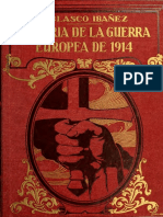 Vicente Blasco Ibáñez - HISTORIA DE LA GUERRA EUROPEA DE 1914 (TOMO 4)