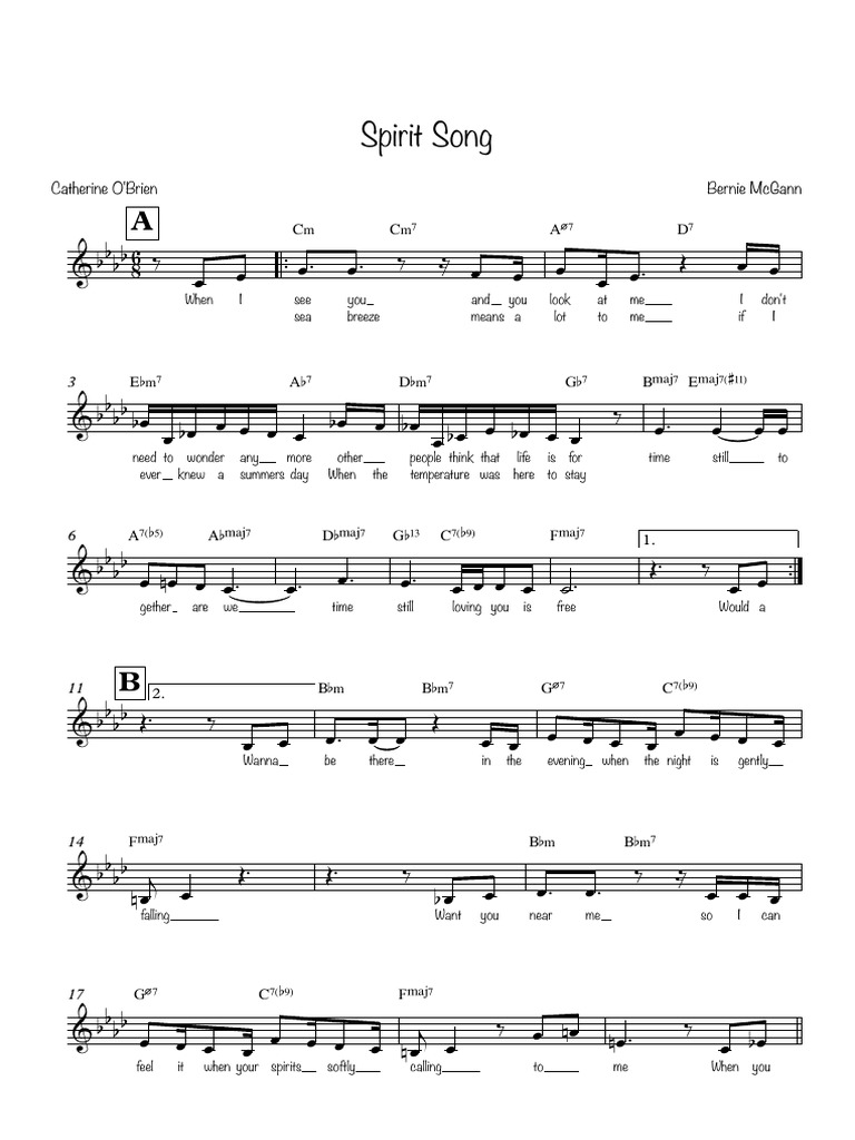 Spirit Song PDF | PDF