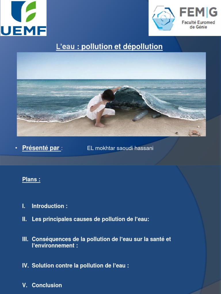 Pollution de l'Eau: Causes et Solutions | PDF | Pollution de l'eau | Eau