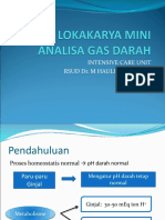 Lokakarya Mini Analisa Gas Darah