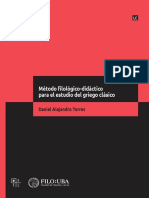 Método Filológico-Didáctico para El Estudio Del Griego Clásico - Interactivo PDF