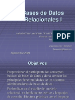 Bases de datos relacionales 1