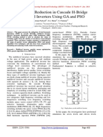 Harmonics Reduction in Cascade H-Bridge Multilevel Inverters Using GA and PSO