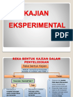 Reka Bentuk Kajian Eksperimental