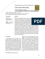 12.evaluation of Methods For Estimation of Reference Evapotranspiration