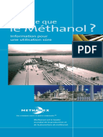 Qu Est-ce Que. Le Méthanol_ Information Pour Une Utilisation Sûre. Methanex Est Le Leader Mondial de La Production Et de La Fourniture de Méthanol.