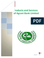 Report on Products Services of Agrani Bank Limited