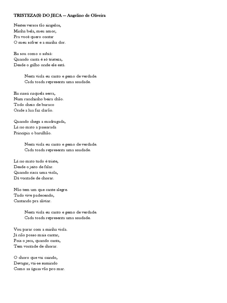 Baixar Musica Tristeza Do Jeca Tonico E Tinoco