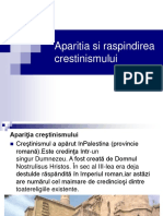 Aparitia si raspindirea crestinismului