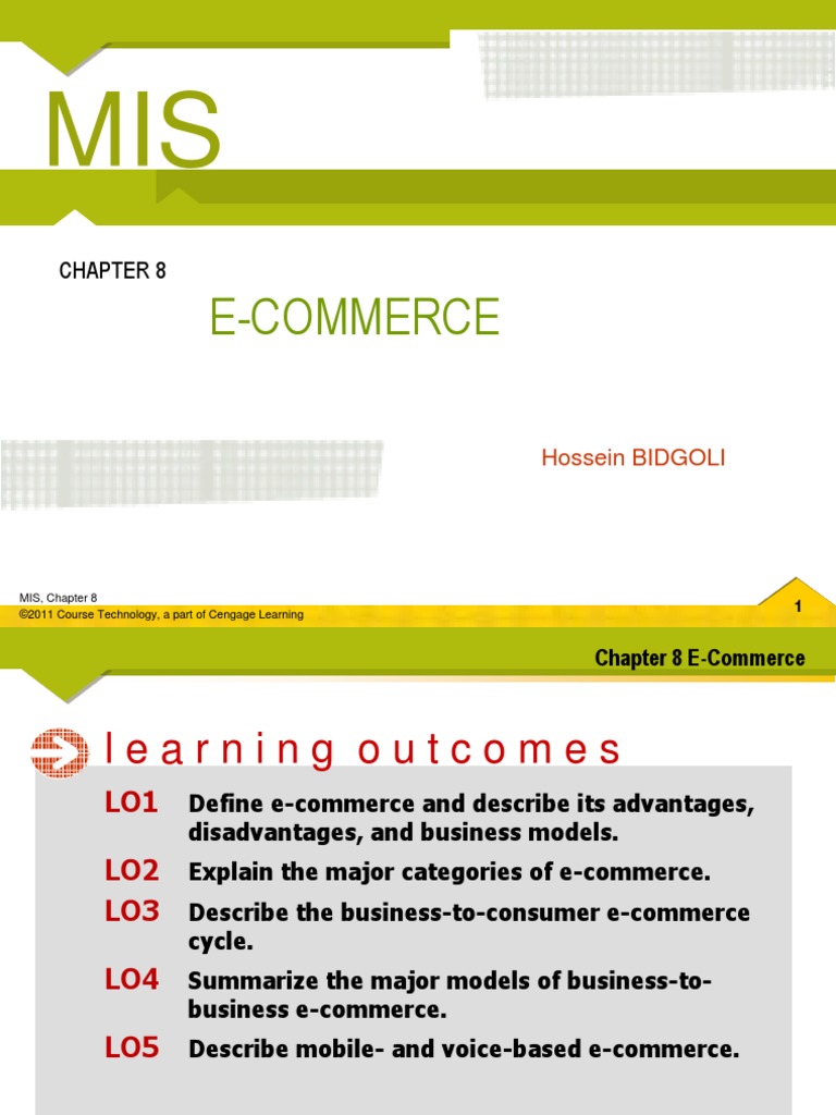 PPT ch08 | PDF | E Commerce | Mobile Device