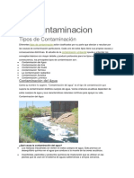 Tipos de Contaminacion