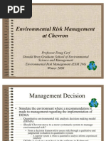 Chevron Environmental Risk Management