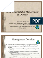 Chevron Environmental Risk Management