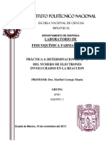 Determinación de εo y número de electrones en reacción redox