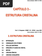 Estrutura Cristalina - Cap 3