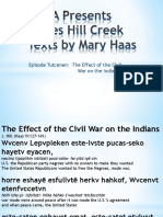 RWSA Presents James Hill Creek Texts by Mary Haas Episode 3