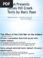 RWSA Presents James Hill Creek Texts by Mary Haas Episode 3