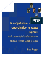 Diversidad Funcional y Cambio Climático CATIE PDF