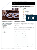Hoja de Impresión de Palmeras de Chocolate Rellenas de Ganache PDF