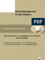 Nutritional Management of Sick Children