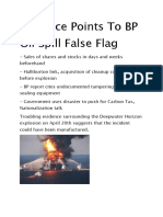 Evidence Points To BP Oil Spill False Flag