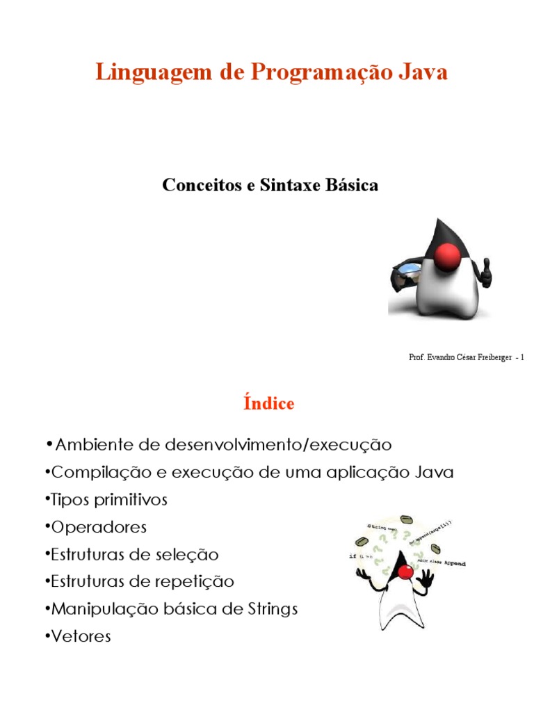 Java Basico Pdf Compilador Java Linguagem De Programação