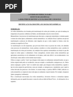Identificação de Rochas Metamórficas.
