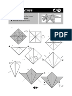 Triceratops Origami PDF