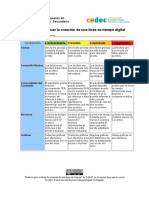 Rubric A Line Adel Tiempo