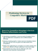 Positioning Services in Competitive Markets