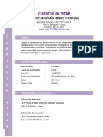 Wendy Alegria Perez - Curriculum Vitae