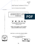 Análisis de Riesgo y Toma de Decisiones para La Industria Petrolera