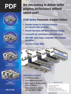 2014 G110 Series Gripper Flyer