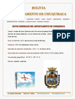 Chuquisaca Bolivia Esp