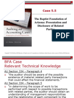 Case 5.5: The Baptist Foundation of Arizona: Presentation and Disclosure of Related Parties