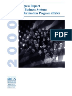 Progress Report IRS Business Systems Modernization Program (BSM)
