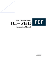 Icom IC-7800 Users Manual