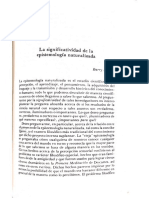 Stroud-La Significatividad de La Epistemologia Naturalizada