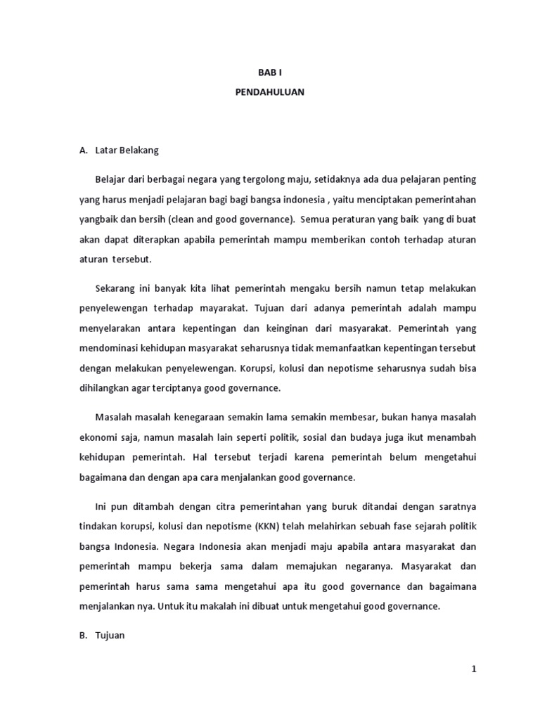 Good Governance Print