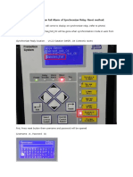 Synchronization Fail Alarm of Synchronizer Relay